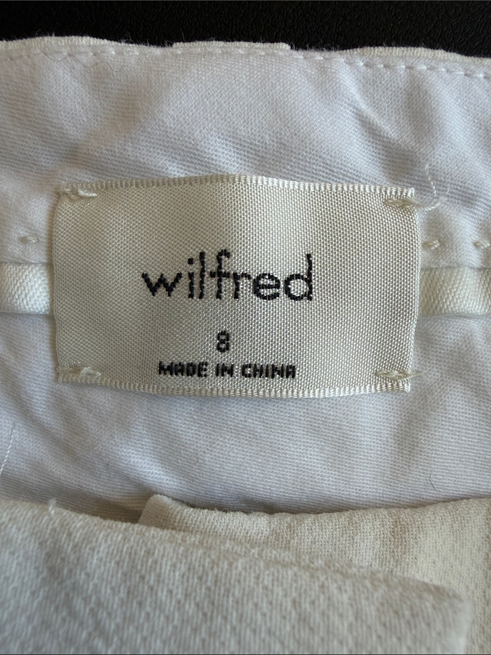 Aritzia Wilfred The Effortless Pant Cream Wide Leg Trousers 8 - Picture 3 of 12